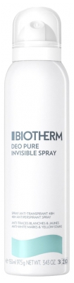 Biotherm Deodorant Pure Invisible Antiperspirant 48H Sprej 150 ml