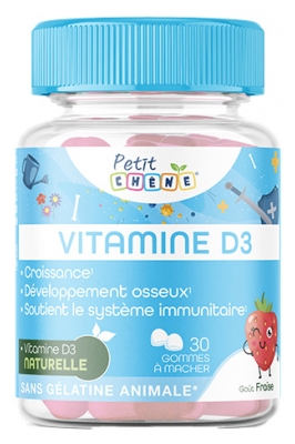 Les 3 Chênes Petit Chêne Vitamin D3 30 Gummies