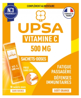 UPSA Vitalité Vitamin C 500 mg 10 vrečkic