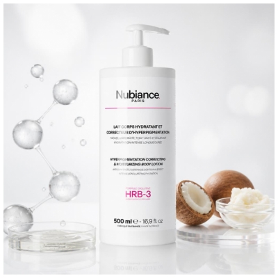 Nubiance HRB-3 Kūno pienelis hiperpigmentacijai koreguoti 500 ml