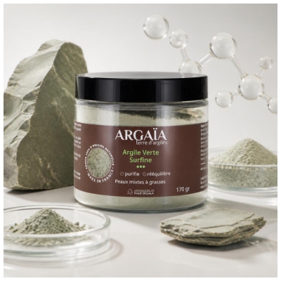 Argaïa Zelený Jíl Suprafine v Prášku 170 g