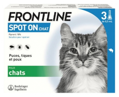 Frontline Spot-On Cat 3 Pipettes