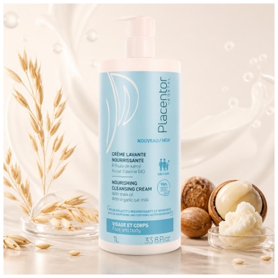 Placentor Végétal Crema Detergente Nutriente Viso & Corpo 1 L