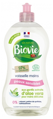 Biovie Lavavajillas a Mano Pieles Sensibles Aloe Vera 500 ml