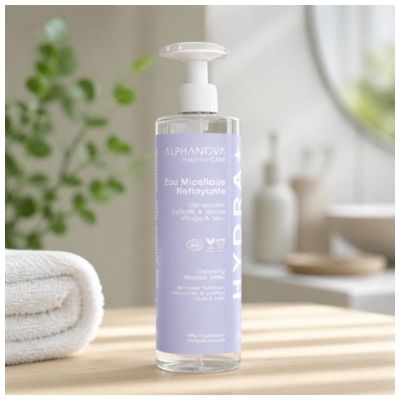 Alphanova Thermal Care Eau Micellaire Nettoyante Bio 400 ml