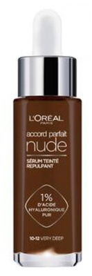 L'Oréal Paris Accord Parfait Nude Sérum Teinté Repulpant 30 ml - Teinte : 8-10 Deep