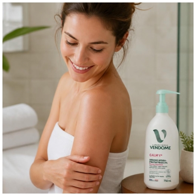 Laboratoires Vendôme Calm V+ Hydra-Protectrice Dušas 0% 750 ml