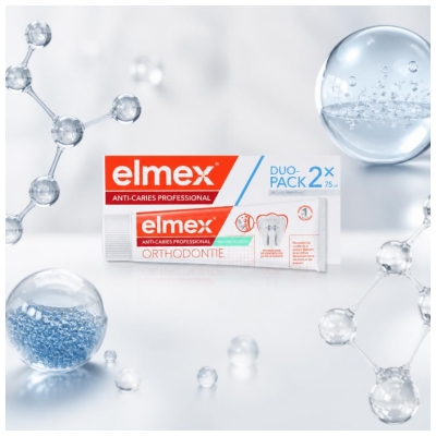 Elmex Dentifrice Anti-Caries Professional Expert Lot de 2 x 75 ml