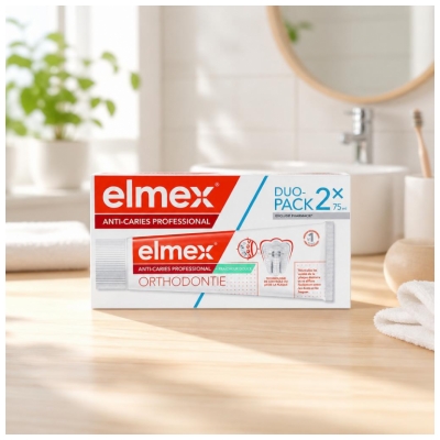 Elmex Zahnpasta Anti-Karies Professional Junior 2 x 75 ml Packung