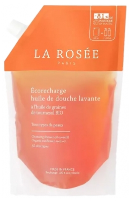 La Rosée Aceite de Ducha Recargable Ecológico 800 ml