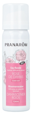 Pranarôm Organiczna Tonizująca Woda Kwiatowa z Róży Damasceńskiej 50 ml