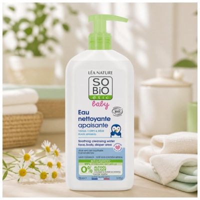 Léa Nature SO BIO étic Baby Organic Soothing Cleansing Water 500 ml
