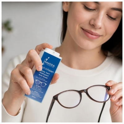 Laboratoire Innoxa Hydravision Spray 2-i-1 Rengøringsmiddel Anti-Dug 30 ml