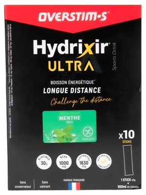 Overstims Hydrixir Ultra 10 Sticks - Taste: Mint