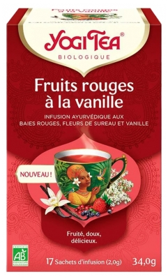 Yogi Tea Fruits Rouge à la Vanille Bio 17 Sachets