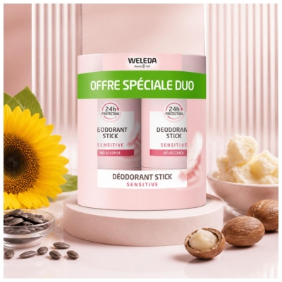 Weleda Deodorant Stick Sensitive Set de 2 x 50 g
