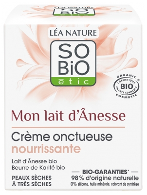 Léa Nature SO BIO étic Mon Lait D'Ânesse Organic Nourishing Cream 50 ml