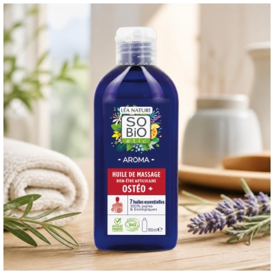 Léa Nature SO BIO étic Aroma Locīkļu Labsajūtas Masāžas Eļļa Ostéo + Bio 100 ml