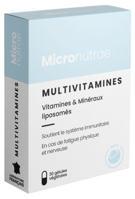 Micronutrae Multivitaminer 30 Vegetabiliska Kapslar