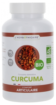 L'Herbôthicaire Organic Turmeric 180 Capsules