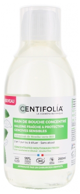 Centifolia Bio Koncentrovaná ústní voda pro svěží dech a citlivé dásně 250 ml