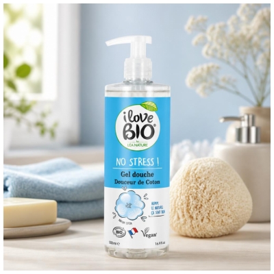 I Love Bio Douceur de Coton Bio Shower Gel 500 ml