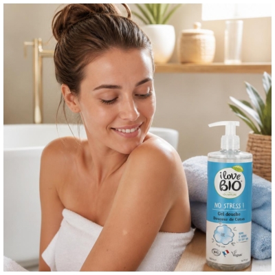 I Love Bio Douceur de Coton Bio Shower Gel 500 ml
