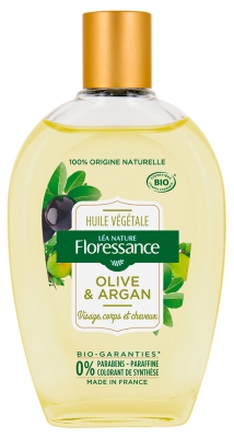 Floressance Huile Végétale Olive & Argan Bio 100 ml