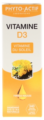 Phyto-Actif D3-vitamiini Auringon Vitamiini 10 ml