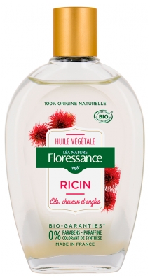 Floressance Organiczny Roślinny Olej Rycynowy 100 ml