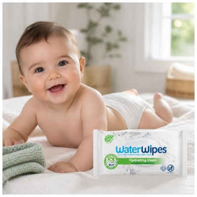 Waterwipes Hidratante cu Aloe Vera 60 Șervețele