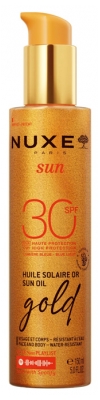 Nuxe Sun Goldenes Sonnenöl Gesicht und Körper Gold SPF30 150 ml