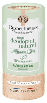 Respectueuse Luonnollinen Deodorantti Aloe Vera Luomu Raikkaus 50 g