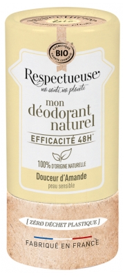 Respectueuse Mon Déodorant Naturel Douceur D'Amande Bio 50 g