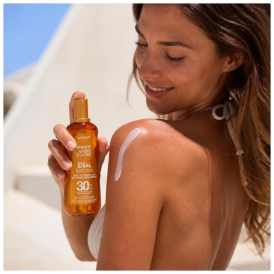 Garnier Ambre Solaire Ideal Bronze Spray-Lotion Beskyttelse SPF30 150 ml