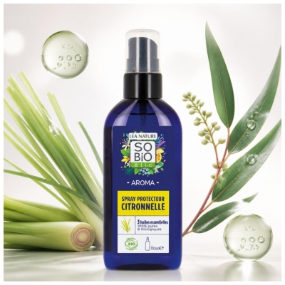 Léa Nature SO BIO étic Aroma Suojaava Sitruunaruoho Bio Suihke 100 ml