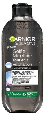 Garnier SkinActive Gelée Micellaire Tout en 1 au Charbon 400 ml