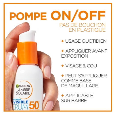 Garnier Ambre Solaire Invisible Sérum Super UV SPF50+ 30 ml