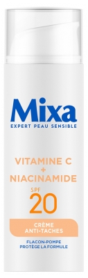 Mixa Krém proti pigmentovým skvrnám s vitamínem C a niacinamidem SPF20 50 ml