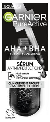Garnier PureActive Suero Anti-Imperfecciones con Carbón Vegetal 30 ml