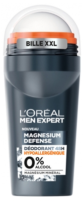 L'Oréal Paris Men Expert Magnesium Défense Déodorant 48H Bille XXL 50 ml