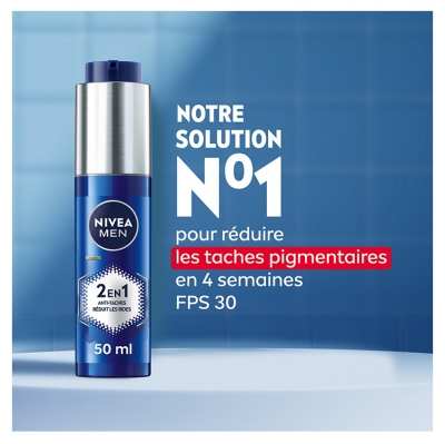 Nivea Men Power Crème Visage 2en1 Anti-Âge et Anti-Taches SPF30 50 ml