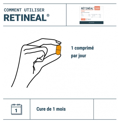 Densmore Rétinéal 300 Vision 30 Comprimés