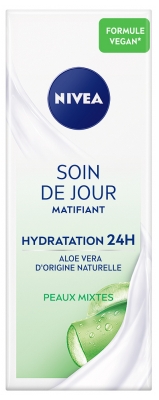 Nivea 24hr Moisture Matifying Day Cream con Aloe Vera per Pelli Miste 50 ml