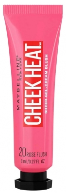 Maybelline New York Cheek Heat Blush Gel-Crème 10 ml - Teinte : 20 Rose Flash