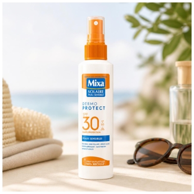 Mixa Dermo Protect Spray Solaire Peaux Sensibles SPF30 175 ml