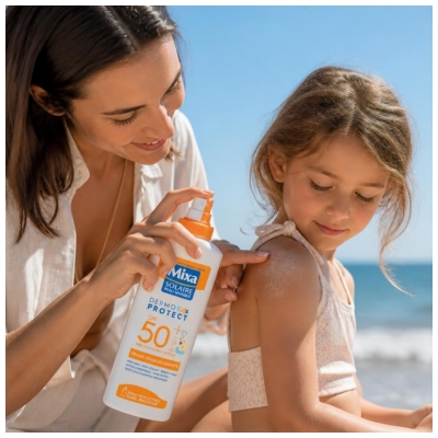 Mixa Dermo Kids Protect Spray Solaire Peaux Fragiles Enfants SPF50+ 175 ml