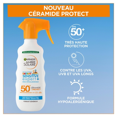 Garnier Ambre Solaire Enfant Sensitive Expert+ Spray Solaire SPF50+ 270 ml