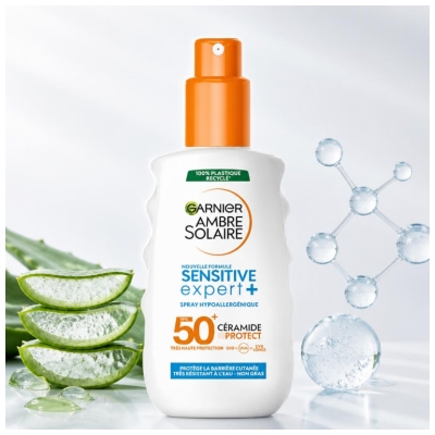 Garnier Ambre Solaire Sensitive Expert+ Sun Spray SPF50+ 150 ml