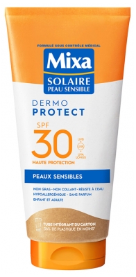 Mixa Dermo Protect Mleczko Przeciwsłoneczne do Skóry Wrażliwej SPF30 175 ml